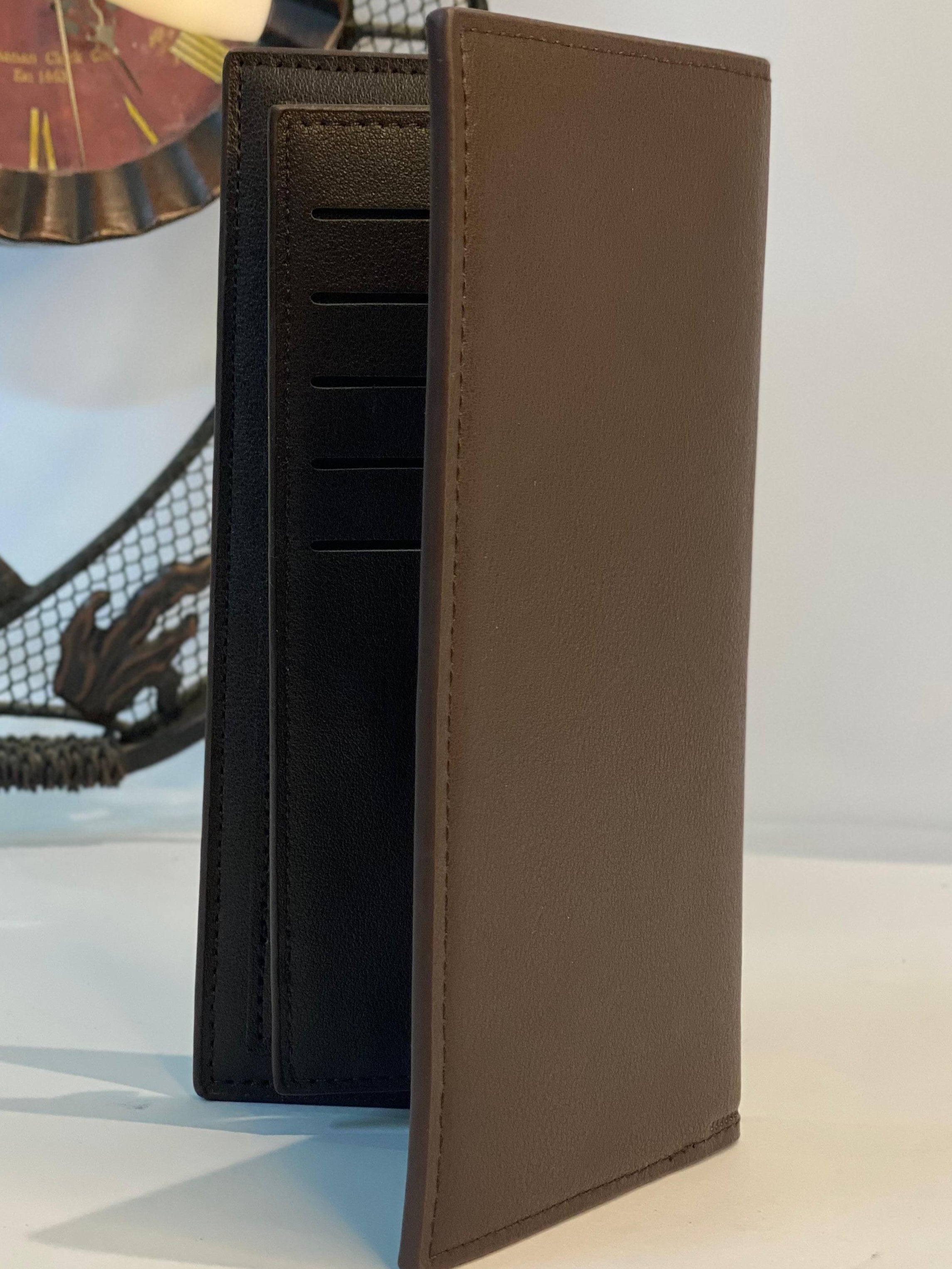 Luxury PU Leather Men’s Long Boweisi Wallet