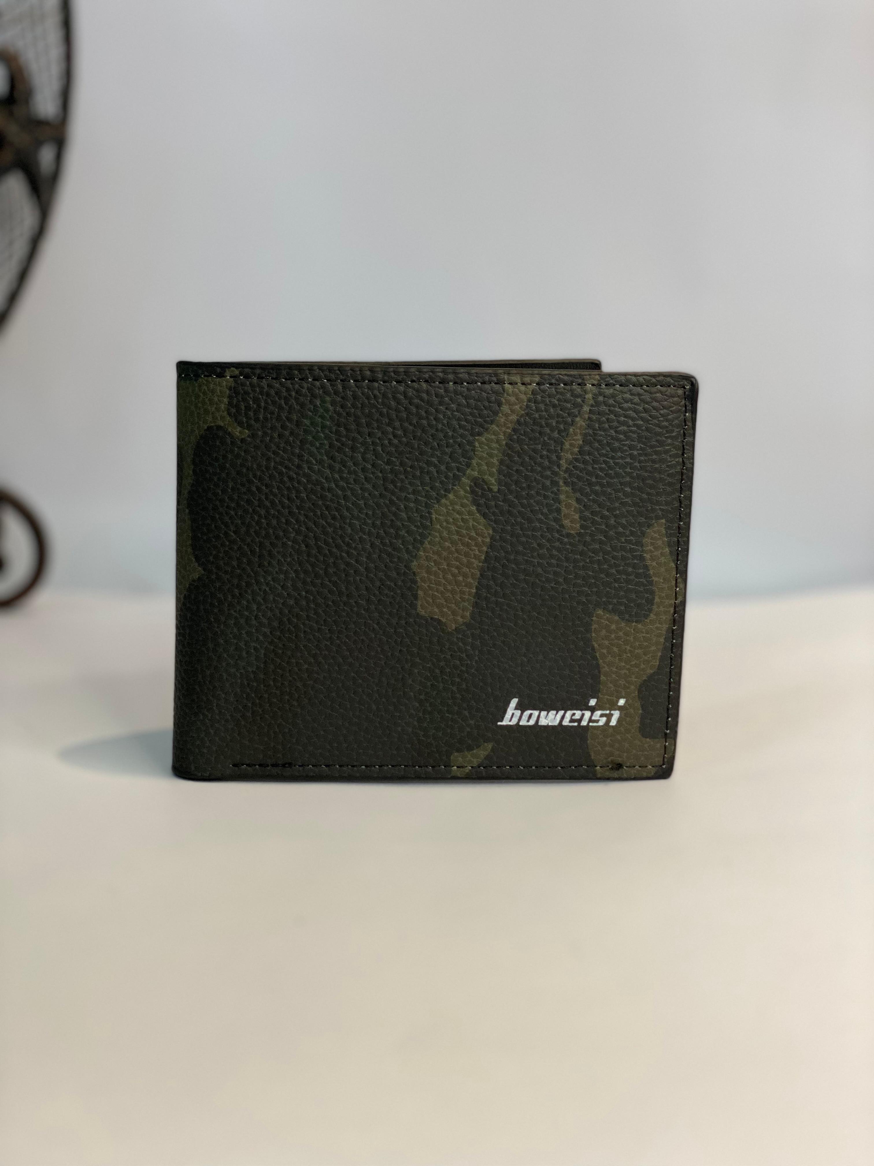 BOWEISI ARMY STYLE LEATHER WALLET
