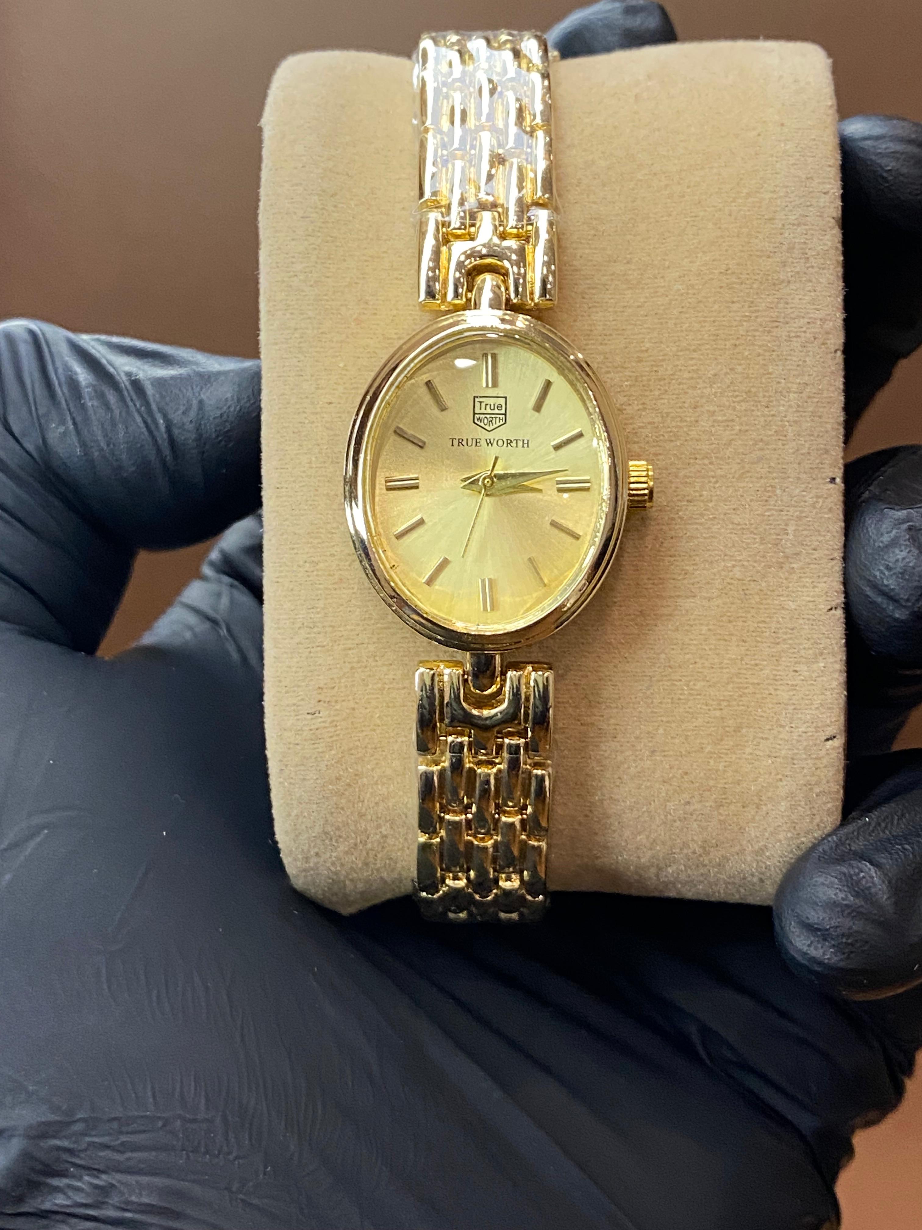 TRUE WORTH OVAL SHAPE  LADIES WATCH
