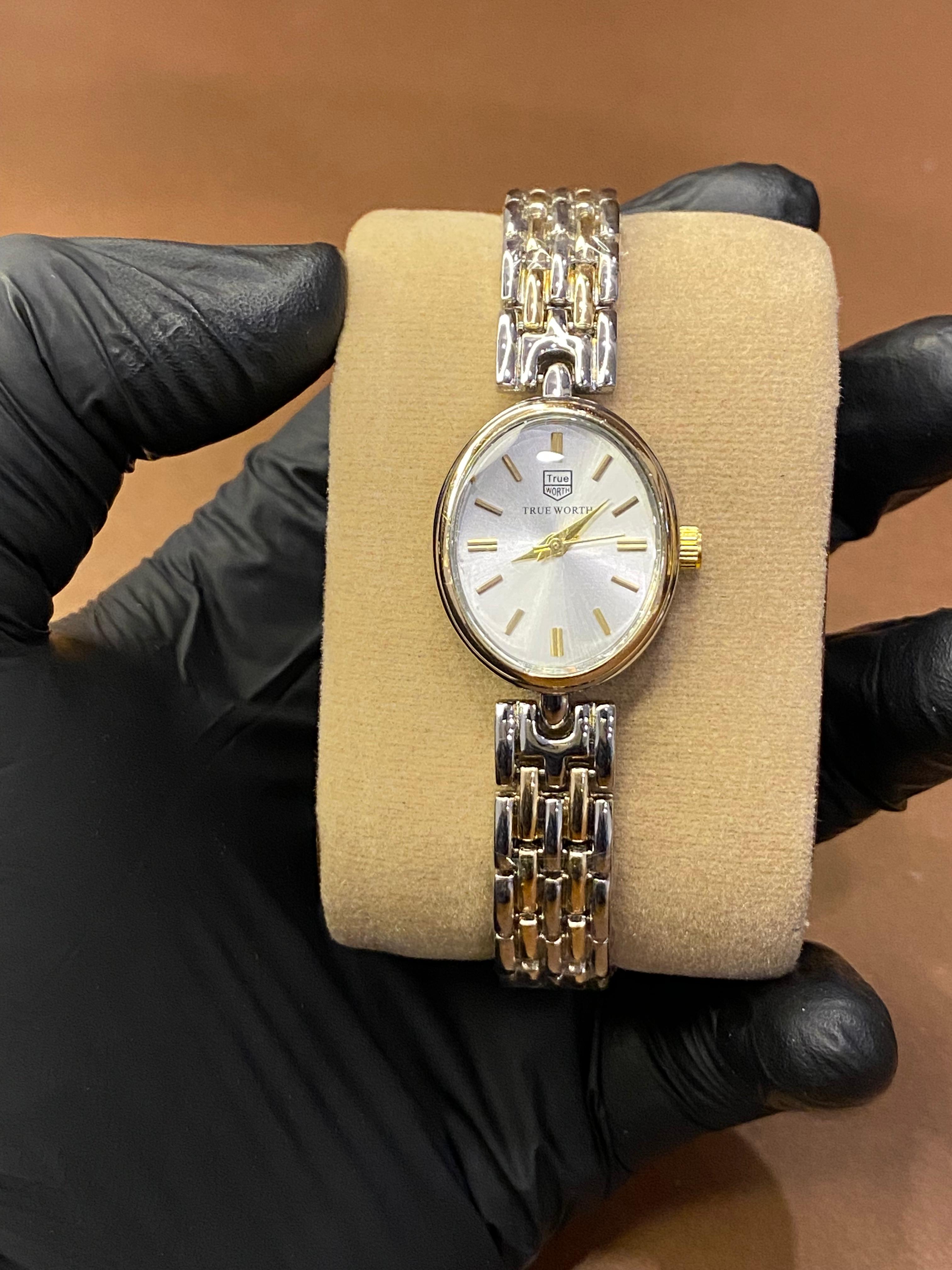 TRUE WORTH OVAL SHAPE  LADIES WATCH