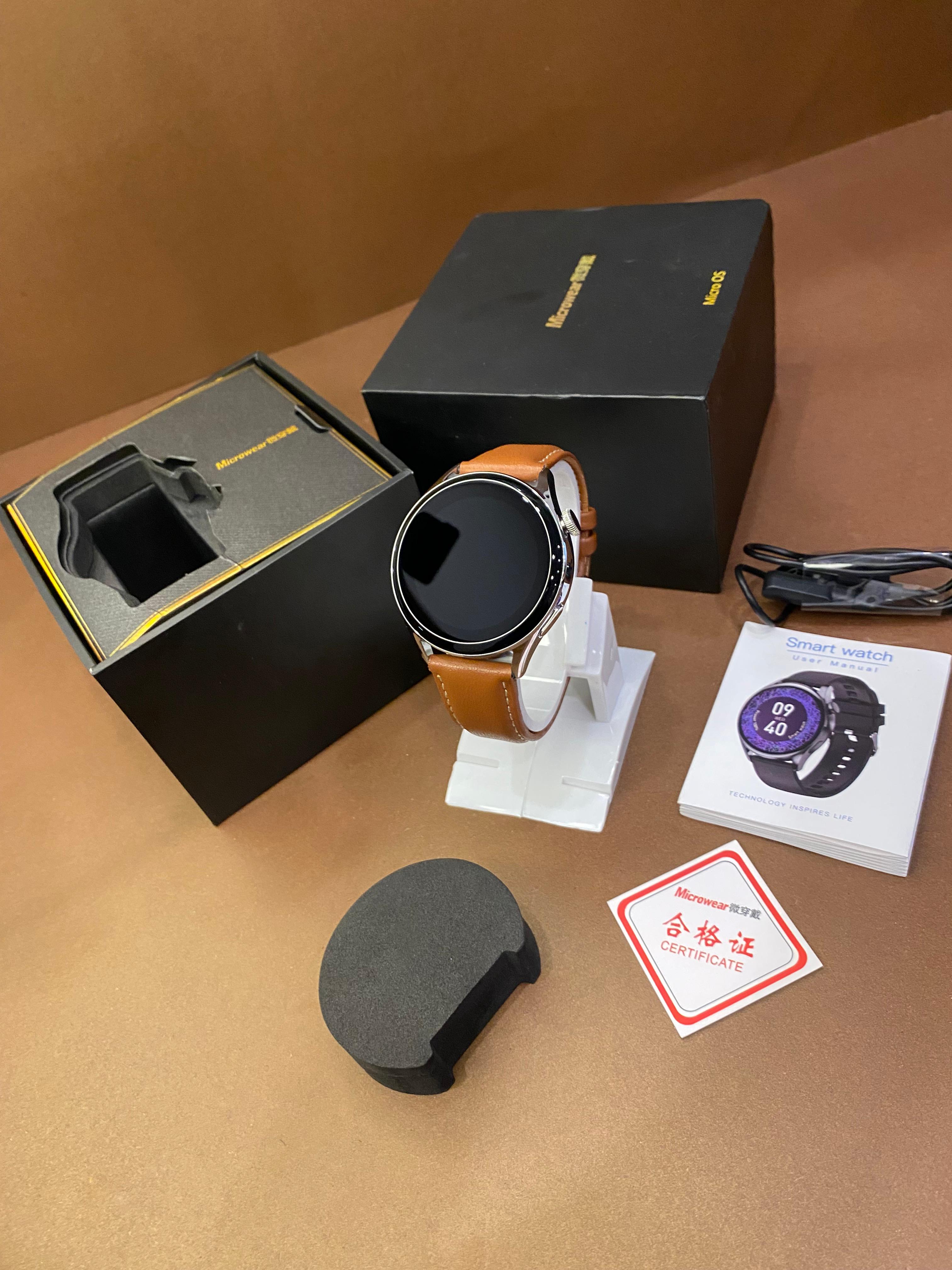 MICROWEAR LEATHER STRAP SMART WATCH SAMSUNG EDITION